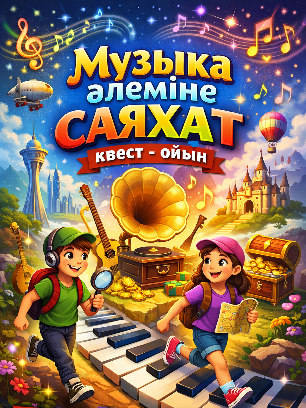 "Музыка әлеміне саяхат" квест - ойын